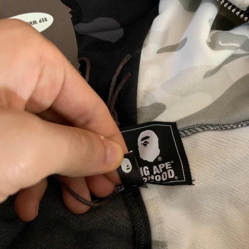 Bape A Bathing Ape X NBHD Shark Hoodie Medium - Picture 4 of 8